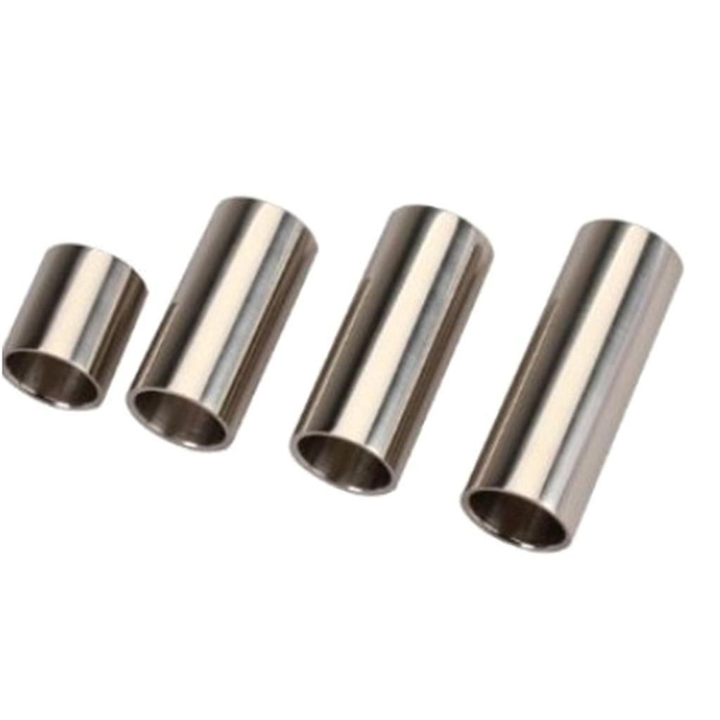 Металлические слайды для гитары для электрогитары, баса, струнных инструментов, слайд для гитары из нержавеющей стали, слайд для пальца и костяшки