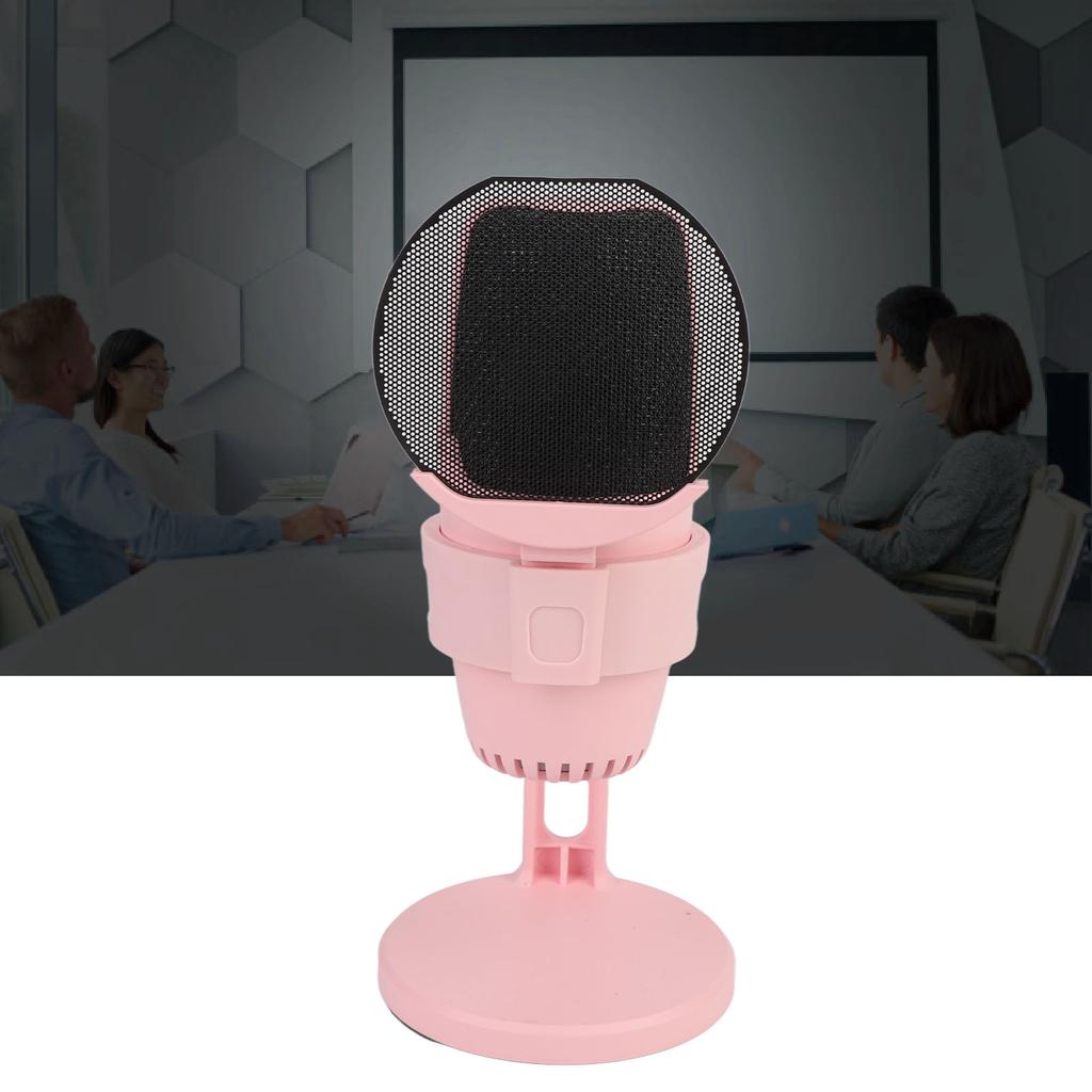 USB Condenser Microphone Cardioid PC Condenser Mic with RGB Light for Gaming Studio Recording Live Streaming