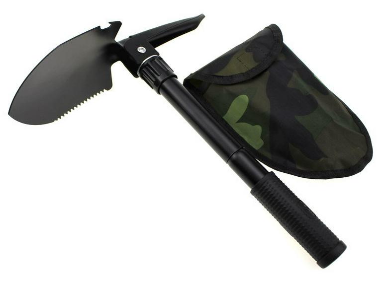 Компактная многофункциональная складная лопата/кирка для кемпинга на открытом воздухе и инженерных работ