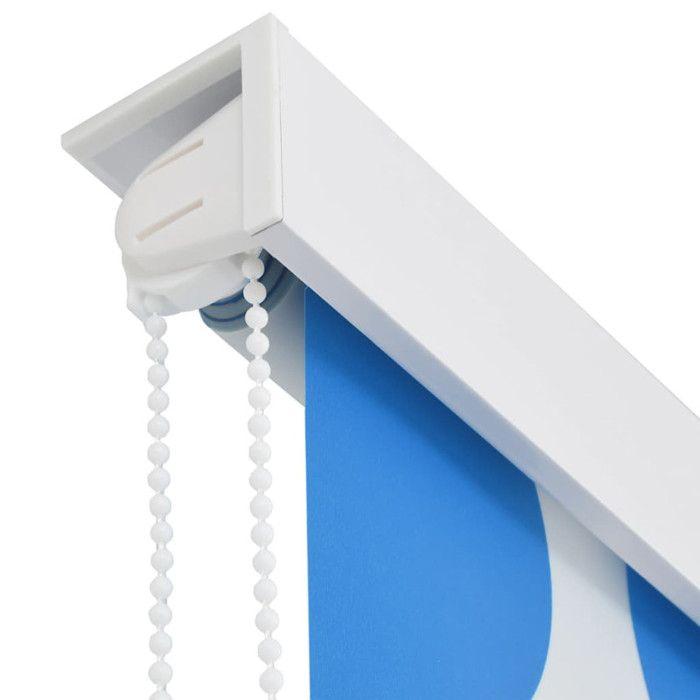 VidaXL Store Roulant de Douche 80x240 cm Cercle Rideaux Douche Salle de Bain 142853