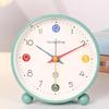Yousheng Analog Alarm Clock with Night Light Non-Ticking Silent Battery Operated Bedroom Desktop Digital Quartz Clock Children Students Birthday Gift