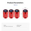 1Pcs Car Styling Metal Car Tire Valve Caps Dust Prevention Accessories For Subaru STI Forester Impreza Legacy Outback XV BRZ WRX AA3