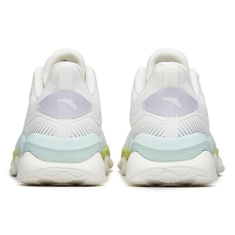 ANTA Running Shoes Women's Low top Ivory White/Light Purple Gray 122215555-9