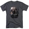 Batman Vs Superman Dawn Mens T Shirt Charcoal Officially Licensed