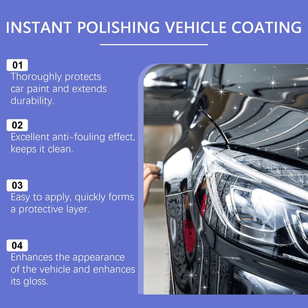Автомобильное нанопокрытие, Автомобильное кристаллическое покрытие; Зеркальный блеск, осветляющий, анти-ультрафиолетовый и водостойкий100мл