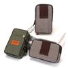 Double Layer Mobile Phone Bags Horizontal Style Mobile Phone Purse Belt Waist Bag  Camping