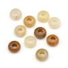 Agates Agates Stone Beads Colorful Lotus  Perforated Beads Big Hole Loose Beads  Girl Gifts