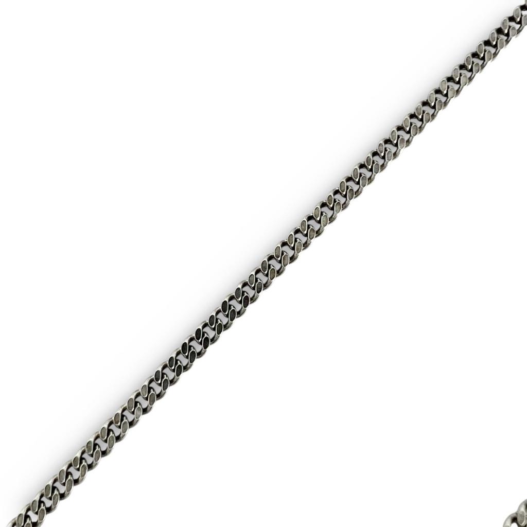 GUCCI Necklace Silver Women Diamante motif used
