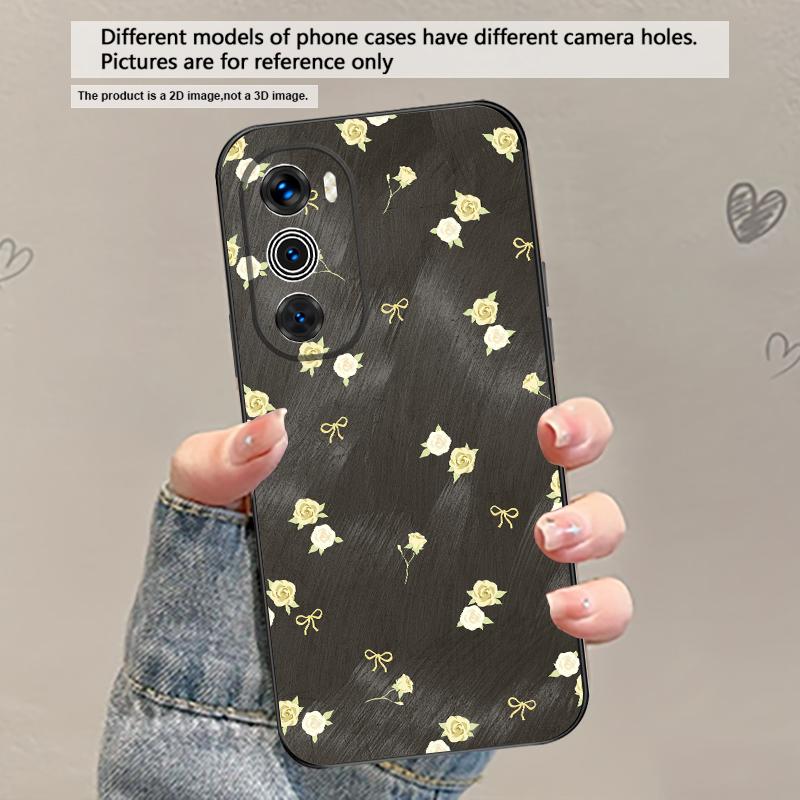 Gradient Yellow Rose For Motorola Moto G04 05 14 15 24 34 35 54 55 75 84 85 Edge 40 50 Fusion 60 Fusion TPU soft phone case
