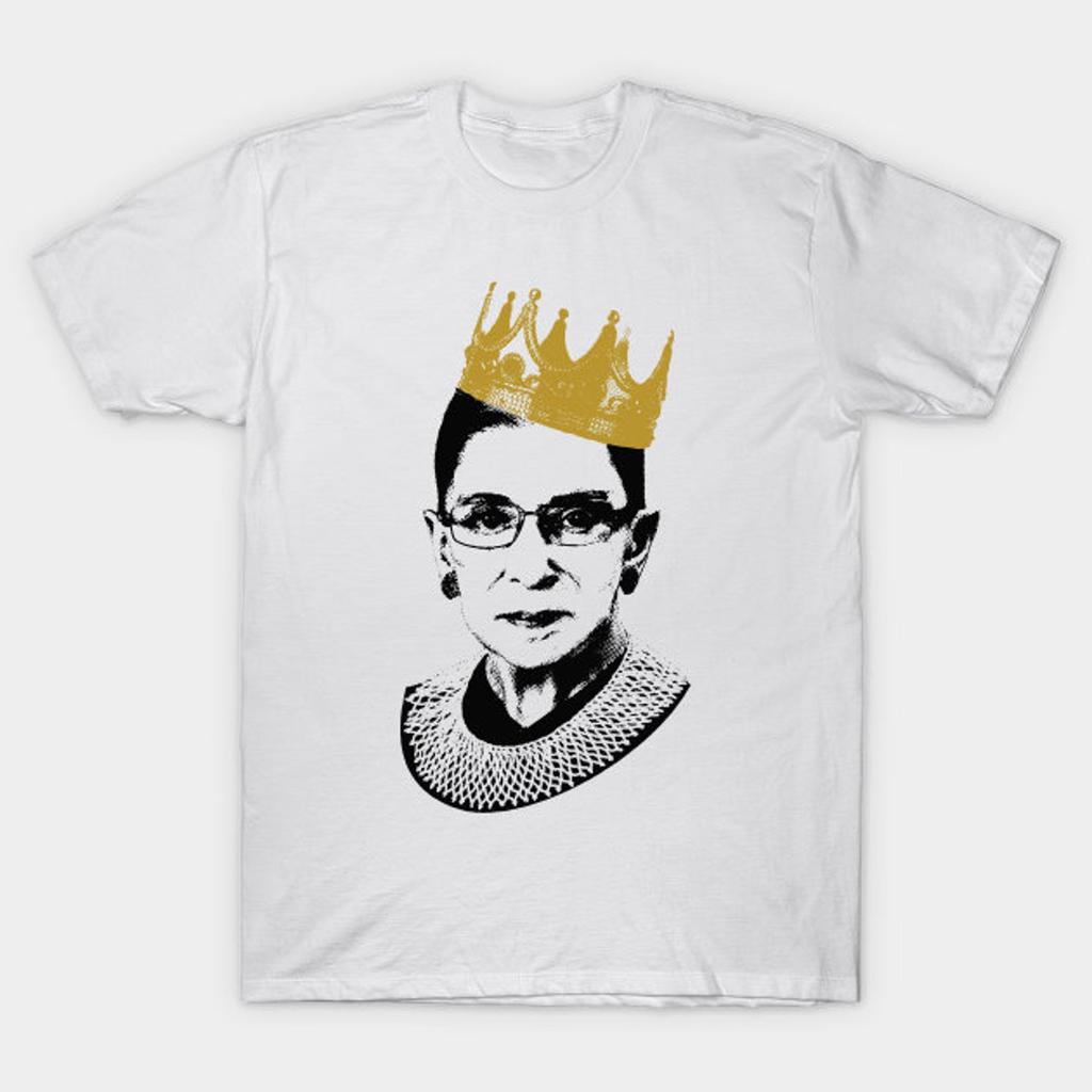 New Notorious RBG White Tshirt Size S- 2XL