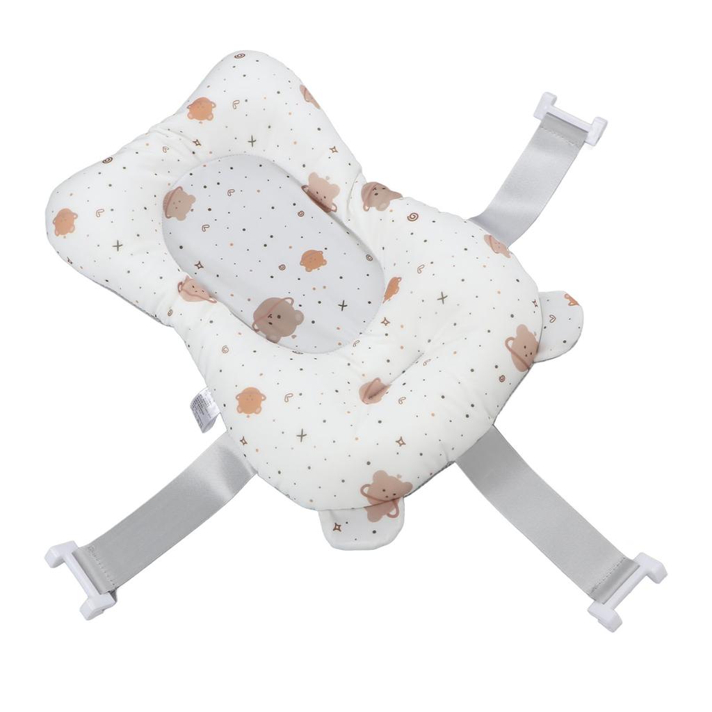 Baby Bath Mat Prevent Slip Soft Quick Dry Lightweight Sitting and Lying Down Infant Bath Cushion