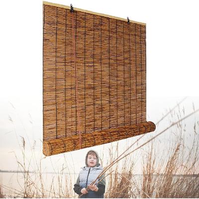 Уличные бамбуковые шторы для патио, бамбуковые рулонные шторы, бамбуковые рулонные шторы, тростниковые шторы, бамбуковые рулонные шторы, шторы для патио, рулонные уличные для