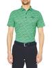 Рубашка-поло с коротким рукавом, быстросохнущая, для гольфа C23134124 M [Callaway] Мужская (Принт с логотипом, Влагоотводящий, Быстросохнущий, Антибактериальный) / / 1140_Зеленый
