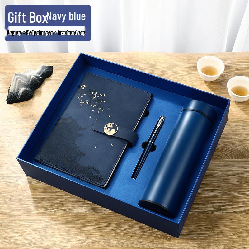 A5 Customized Logo National Tide Notebook Gift Set - Thick Notepad Inspired by Palace Museum Culture