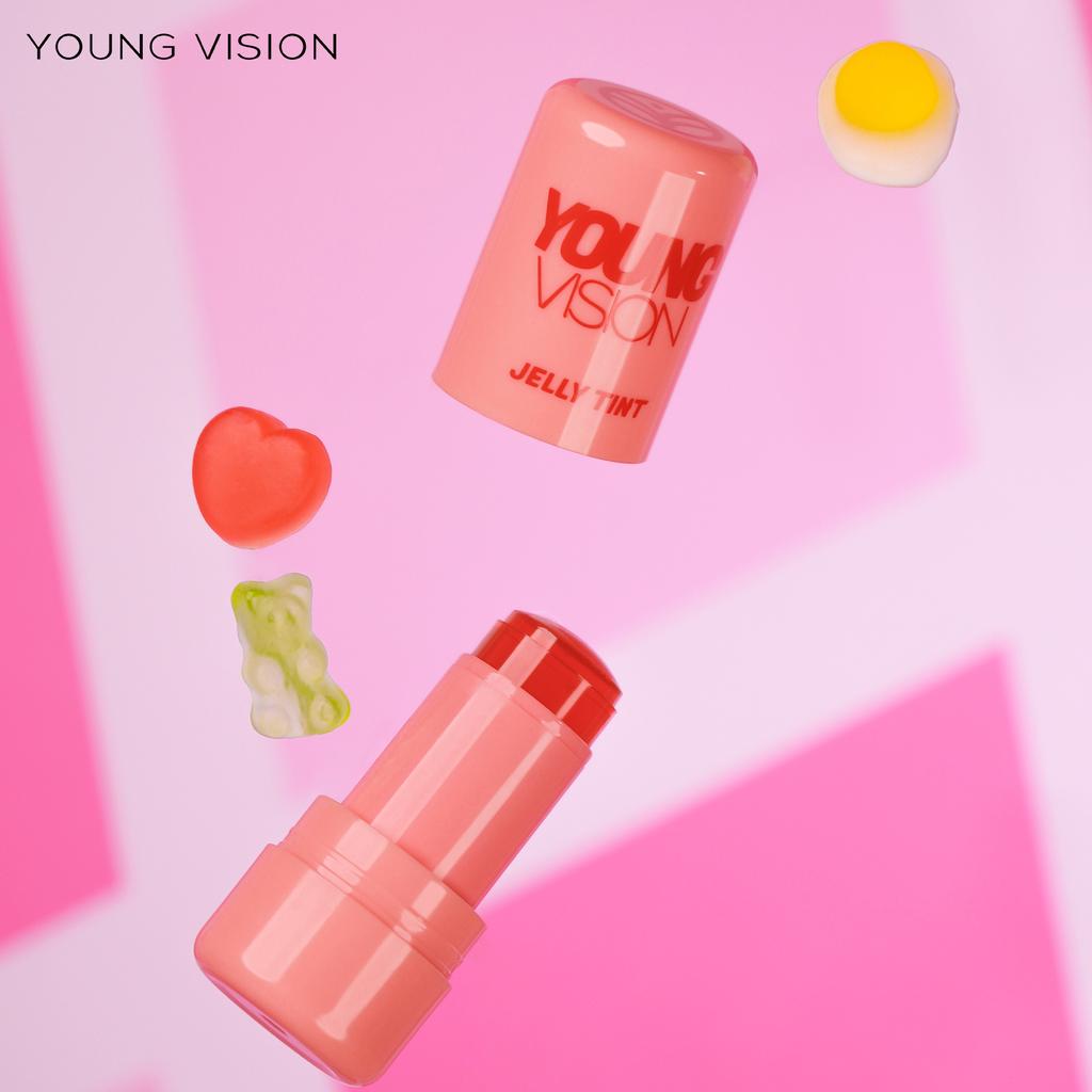 YOUNG VISION 4-цветный набор желейных румян Dye Lipstick Set Lip and Cheek Toning Blush Stick