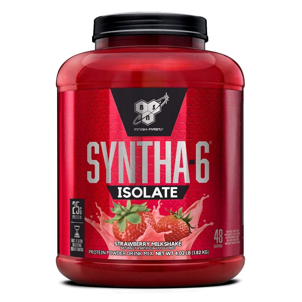 Syntha-6 Isolate Protein Powder Drink Mix Strawberry Milkshake, 4.02 lb