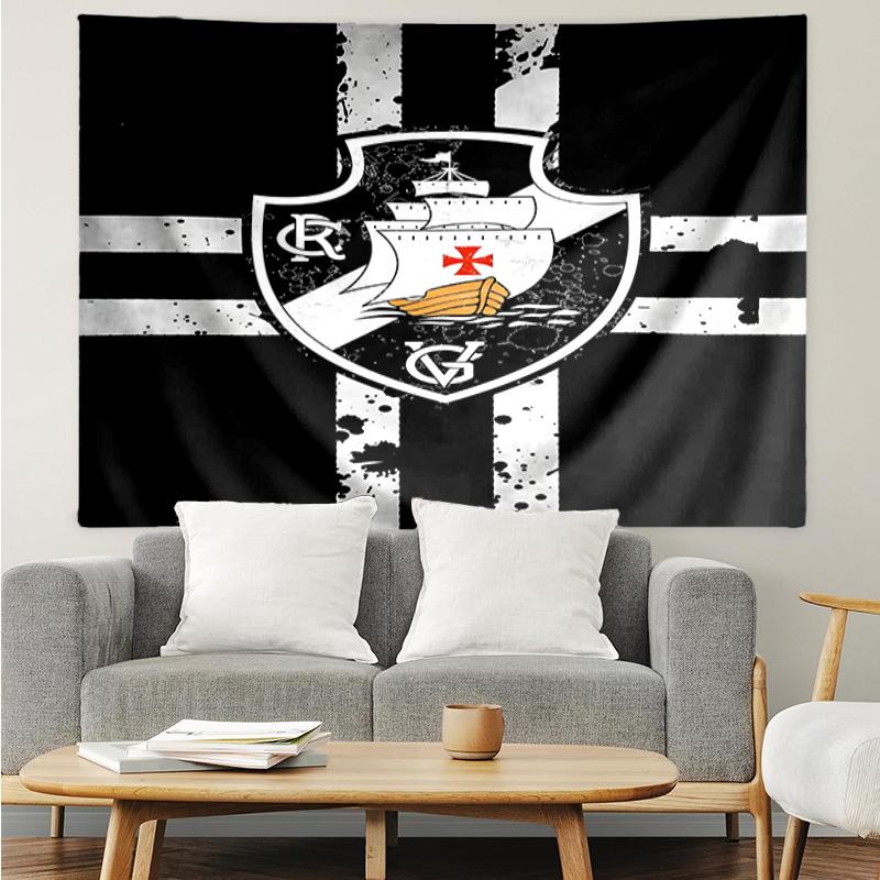 Vasco Football Club Printed Printed Tapestry, for Bedroom,Livingroom, dormitory, Large Wall Decor, Fabric Decor Fan Birthday Gifts