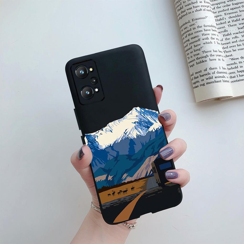 Чехол для Realme GT Neo 3T Чехол для Realme GT Neo 2 GT2 Радужный Цветок Мягкий Силикон Защитный Бампер для Телефона Чехол для Realme GT Neo 3T 2