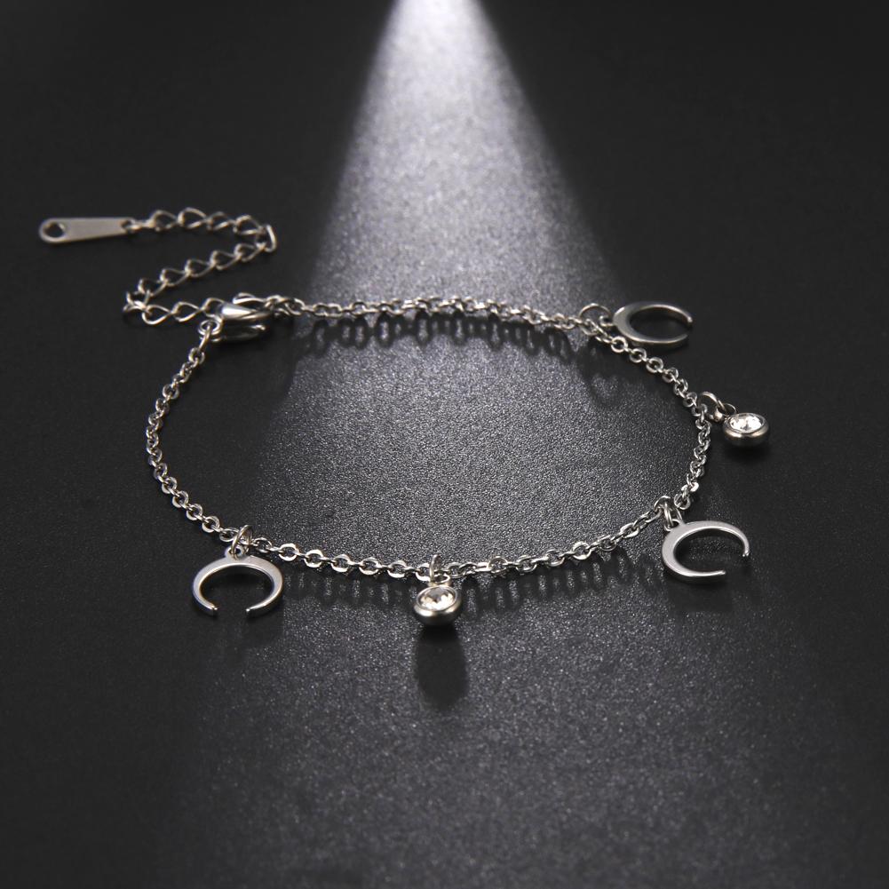 Korean Butterfly Crystal Bracelets on Hand for Women Stainless Steel Charm Bracelet Jewelry Valentine's Day Gift