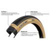 Бескамерная гравийная шина Panaracer Gravelking+ Tubeless 700C x 40