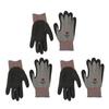 3M Comfort Grip Work GRA M Gloves, Multi-Type, Gray, Medium, 3-Pack (GLOVE 3PA)