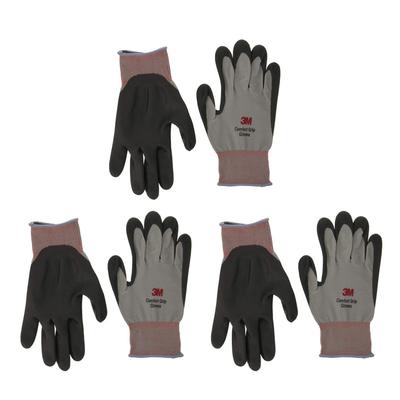 Рабочие перчатки 3M Comfort Grip, Разные типы, Серые, Большие, 3 пары