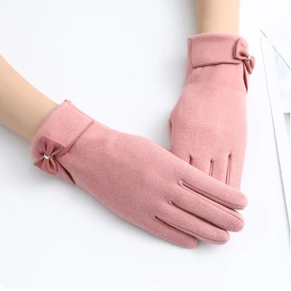 Теплые женские перчатки Кроличий плюш Перчатки из немецкого бархата Прочные Теплые Ветрозащитные Морозостойкие перчатки KTY