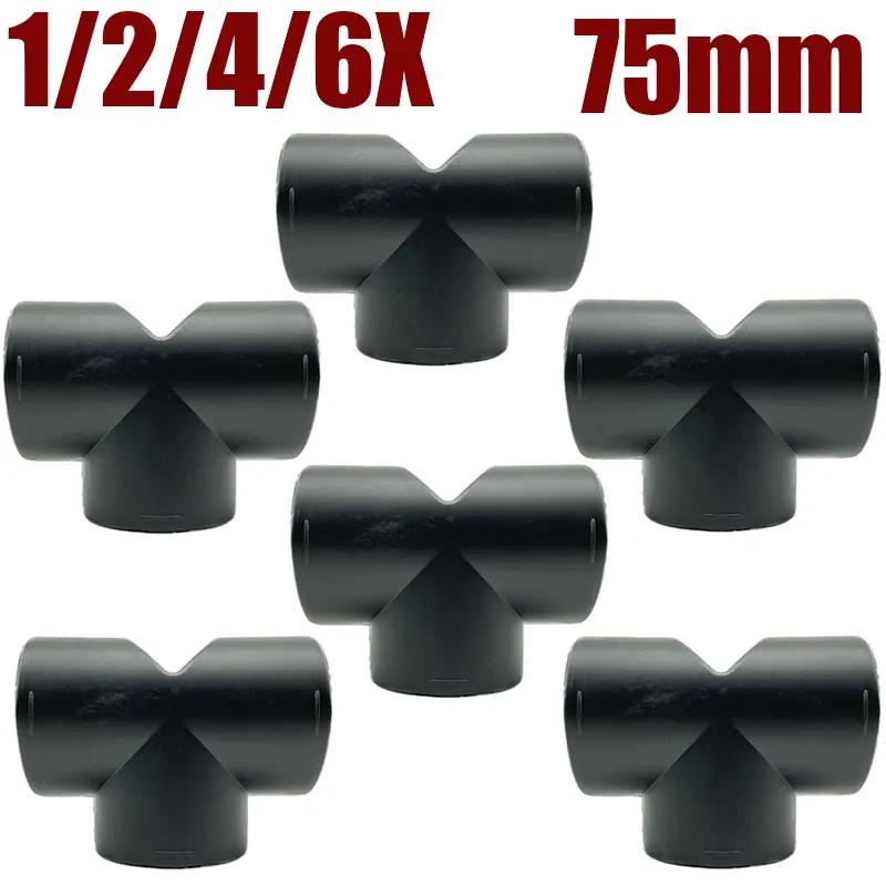 1/2/4/6X 75mm/2.95" Diesel Parking Heater Air Vent Ducting T Piece Pipe Outlet Exhaust Connector Joiner For Car Truck Camper Van