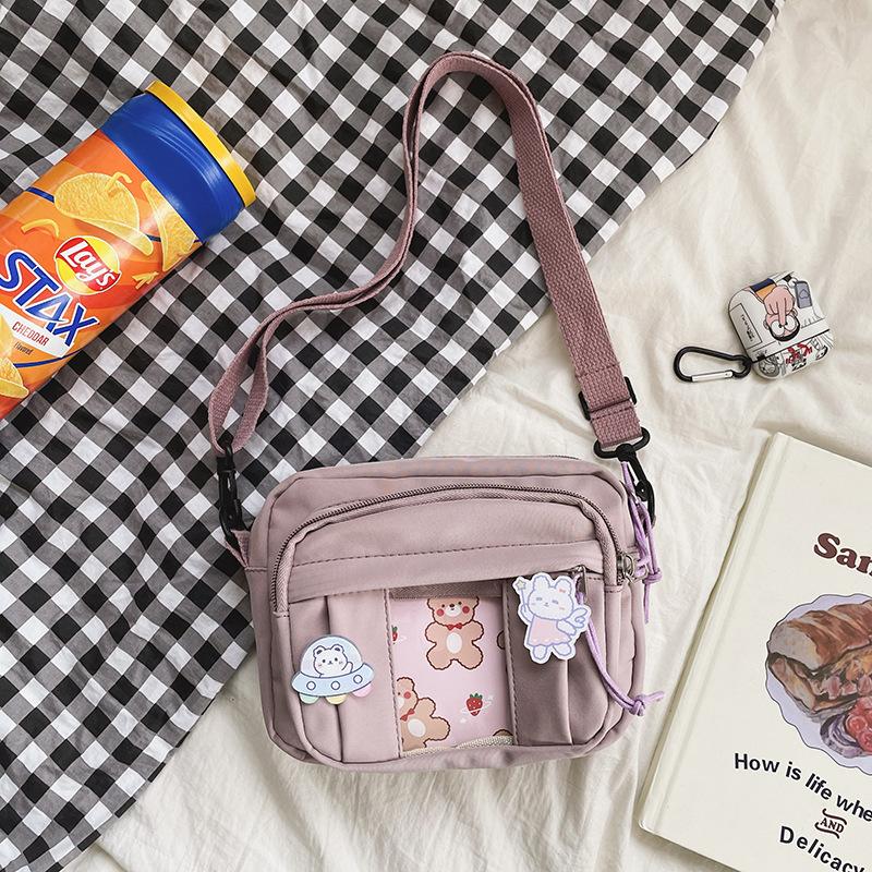 Сумка Kawaii для девочек Прозрачная сумка Маленькая сумка через плечо для женщин Кошельки и сумки Сумка через плечо