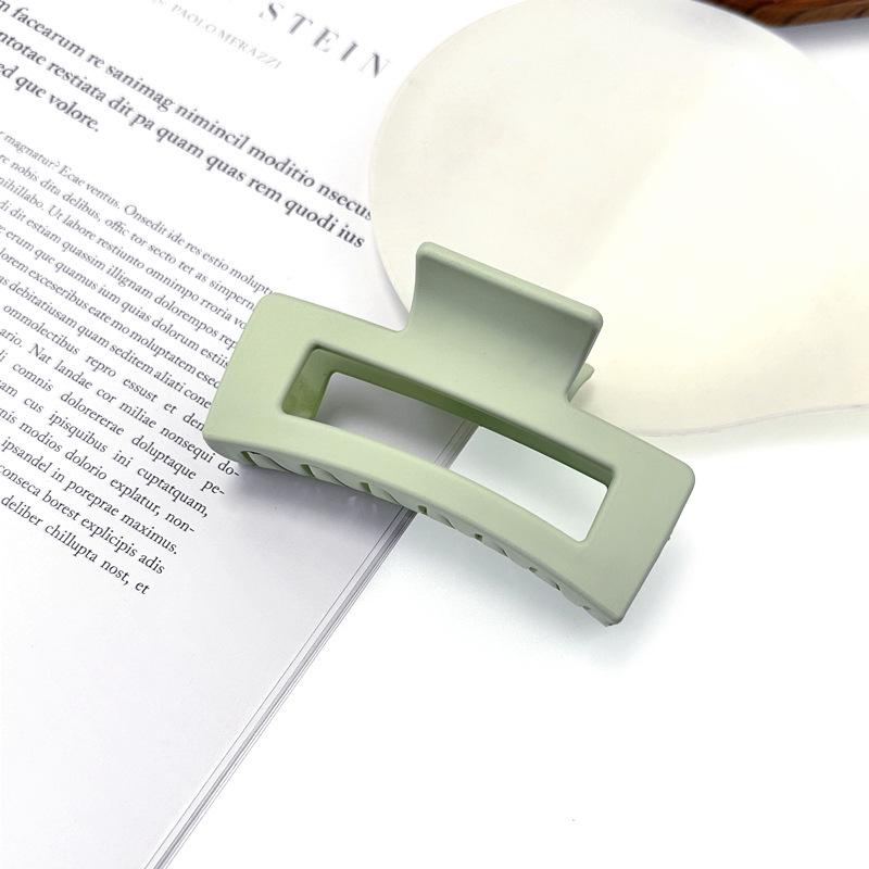 Корейская заколка для волос женская «Акула» высокого класса с матовым покрытием - Однотонная, Большого размера