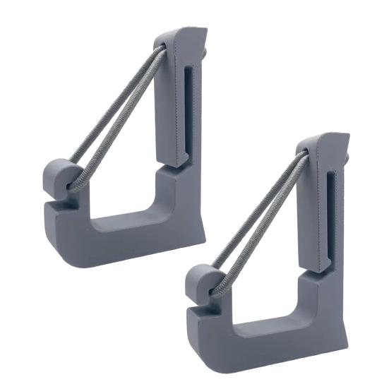 1/2 шт. Аксессуары-клипсы U-образный дизайн Подвесной крепежный буксировочный крюк с регулируемым черным плетеным тросом Удобная регулируемая клипса