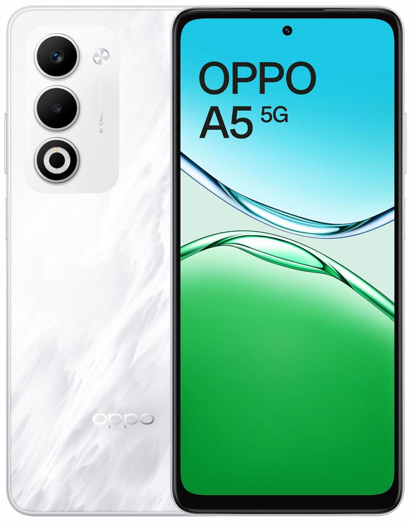 Etui Typu Portfel Do Oppo A5 5G - Pomarańczowy Pokrowiec Canvas + Szkło