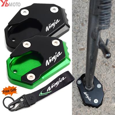Боковая подставка с ЧПУ для KAWASAKI NINJA 300 650 1000 ER6F Ninja650 ZX6R ZX10R ZX12R, удлинение подставки для мотоцикла