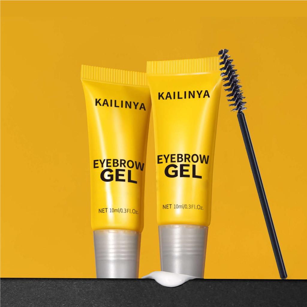 Eyebrow Gel Setting Gel Waterproof Sweatproof Tinted Brow Mascara Natural Volumizing Long-Lasting Brow Styler
