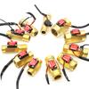 Hall Water Flow Sensor G1/2 G3/4 G1 Brass Flow Meter Electromagnetic Pulse Signal Output Liquid Flow Rate Sensor Indicator