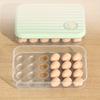 Egg Holder For Refrigerator Deviled Egg With Lid Fridge Egg Storage Stackable Plastic Egg Containers 24 Egg Tray Kitchen Tools