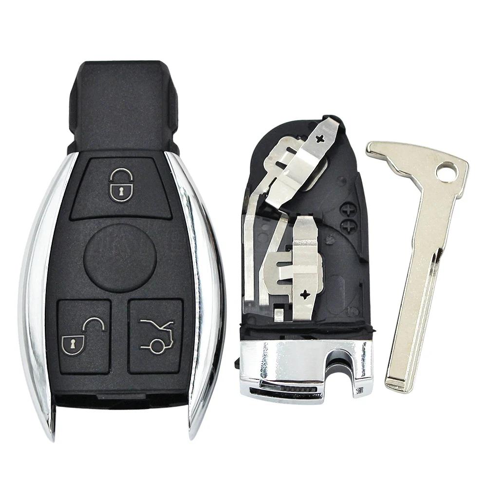 Модифицированный корпус умного ключа с 3/4 кнопками для Mercedes Benz W211 A C E G S R SL ML GML CL GL CLS CLA CLK SLK GLK с держателем для батареи TB7