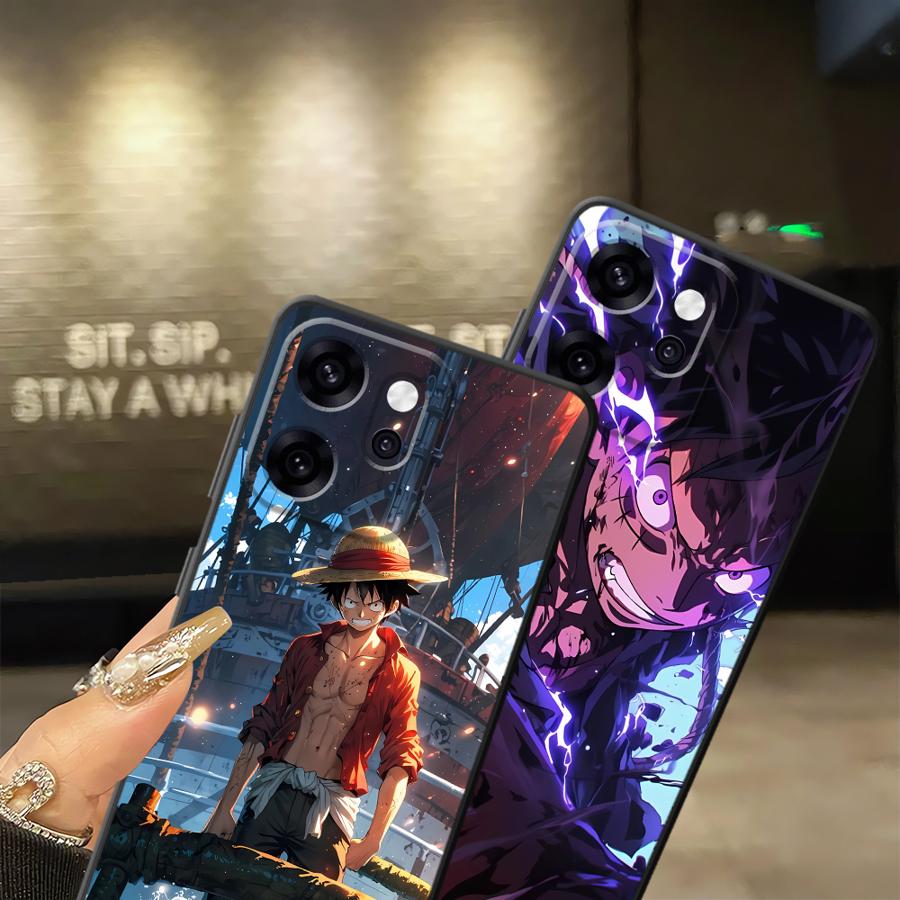 Чехол One Piece Луффи для Oppo A74 F9 F11 F29 A76 A93 A98 A78 A96 Reno 4F 5 6 7 8 10 11 14 A84 A83 Чехол для телефона