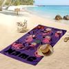 courage the cowardly dog Printed Quick Dry Beach Towel Super Absorbent Soft Lightweight Bath Towel for Pool Summer Travel