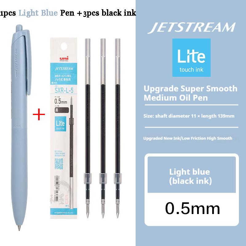 Гелевая ручка uni Jetstream Lite SXN-LS Snoopy Limited Edition, 0,5/0,7 мм, Ультрагладкие чернила низкой вязкости, Для школы и офиса