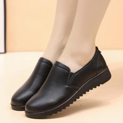 Весна/осень Классика Круглый носок Плоская подошва Модные элегантные нескользящие повседневные туфли Твердые мягкие подошвы Удобные женские мокасины