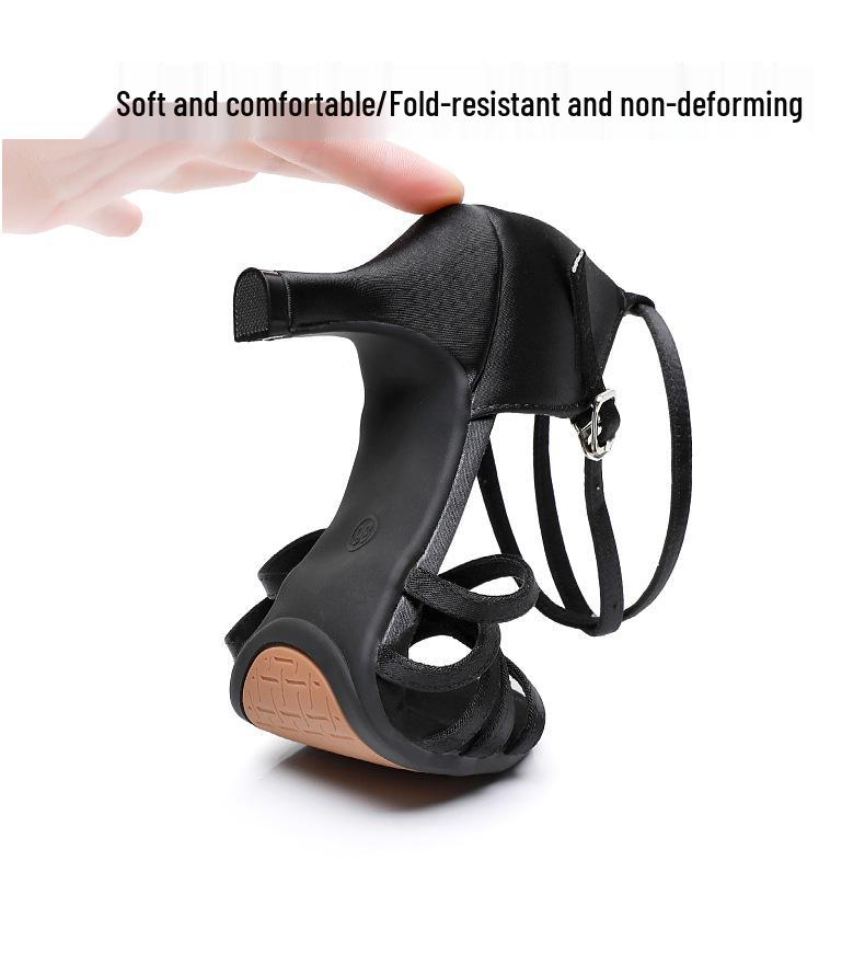 Женские туфли для латиноамериканских танцев на открытом воздухе - Мягкая подошва для начинающих