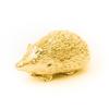Hedgehog 22ct Gold Plated British Made Animal Art Figure Collection (M Size)