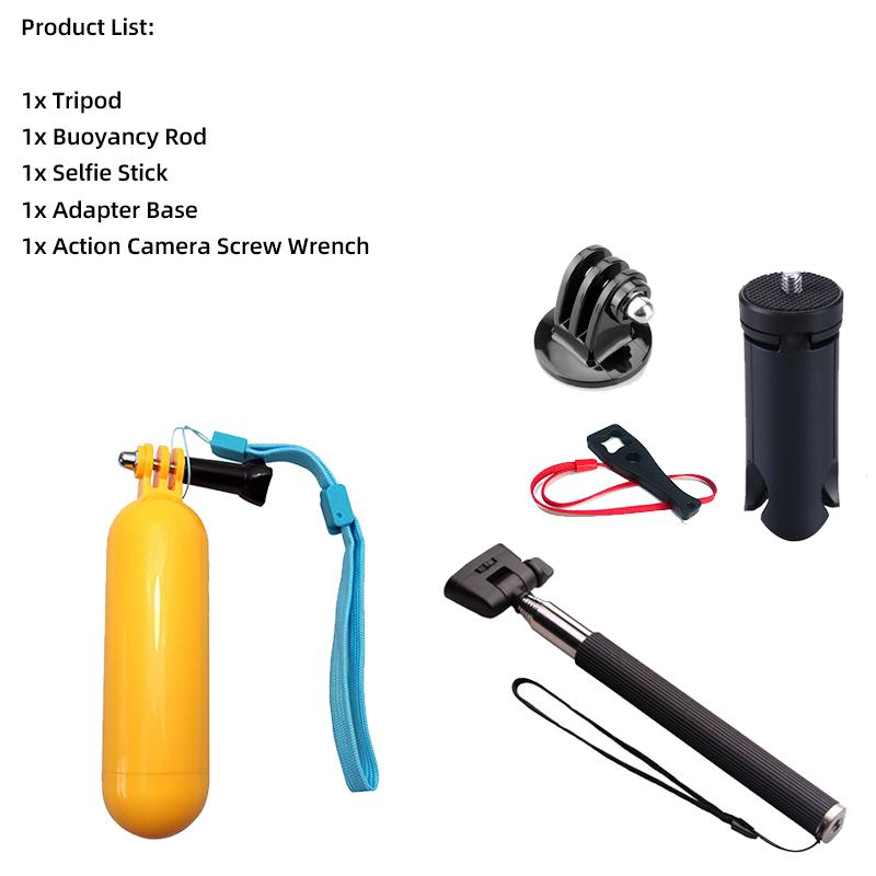 Для SJCAM SJ4000 Рама Штатив Селфи Палка Плавающая Палка Костюм Для SJCAM SJ4000 SJ4000 WIFI SJCAM SJ4000AIR Экшн Камера