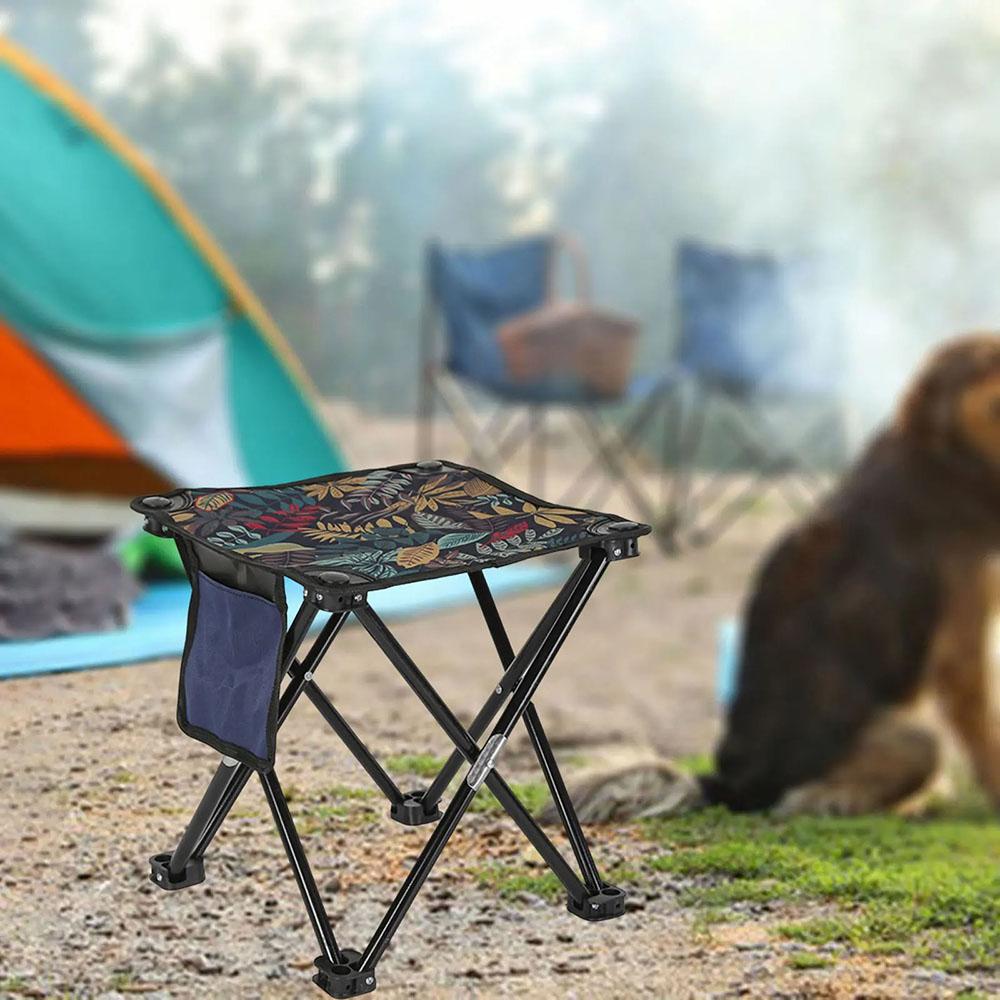 Уличный переносной складной стул, легкий складной табурет для кемпинга, небольшой складной стул для походов, пляжа, рыбалки, пикника, сиденья, инструментов.