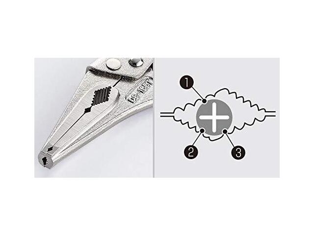 TREE PEAKS DS-165T Конические тиски для винтов с фермой, плоскогубцы, захват, 165 мм, 170 г, серебристые, НОВЫЕ