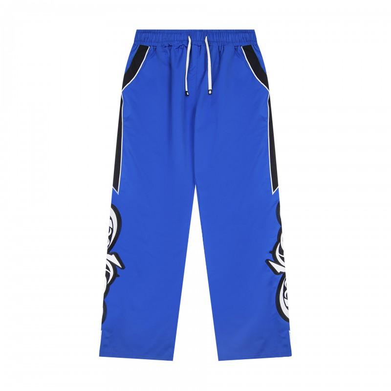 GodSpeed Streetwear Hip Hop Mens Graphic Print Drawstring Jogger Pants Casual Straight Fit