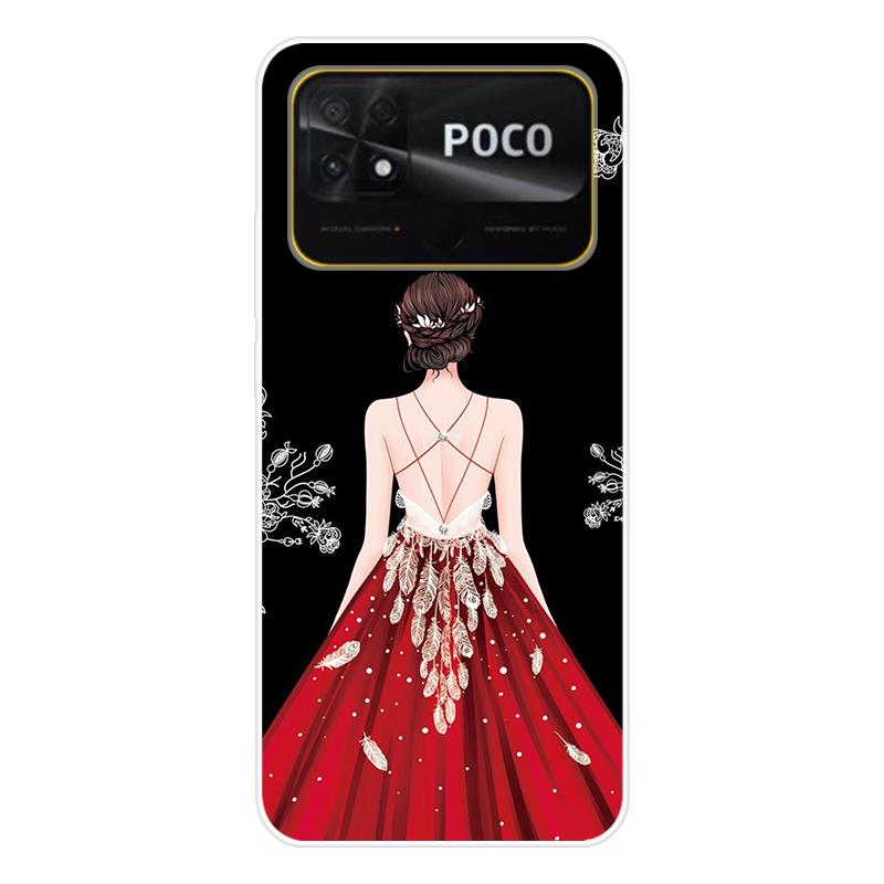 Для Xiaomi Poco C40 C 40 Чехол Мягкая силиконовая задняя крышка Мультяшный чехол для телефона Разнообразие