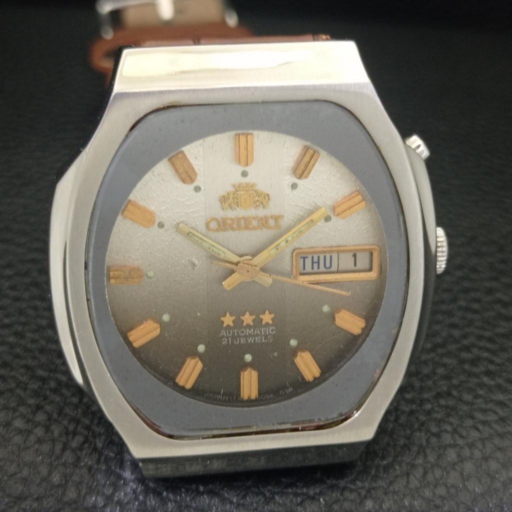 ЯПОНИЯ ВИНТАЖ ORIENT АВТОМАТИЧЕСКИЕ 46943 МУЖСКИЕ ЧАСЫ ОРИГИНАЛЬНЫЙ ЦИФЕРБЛАТ a703385-1 R213b-a703385