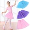 Girl Pretty Ballet Tulle Mesh Star Sequin Dressup Tutu Skirt Latin Fashion Mini Soft